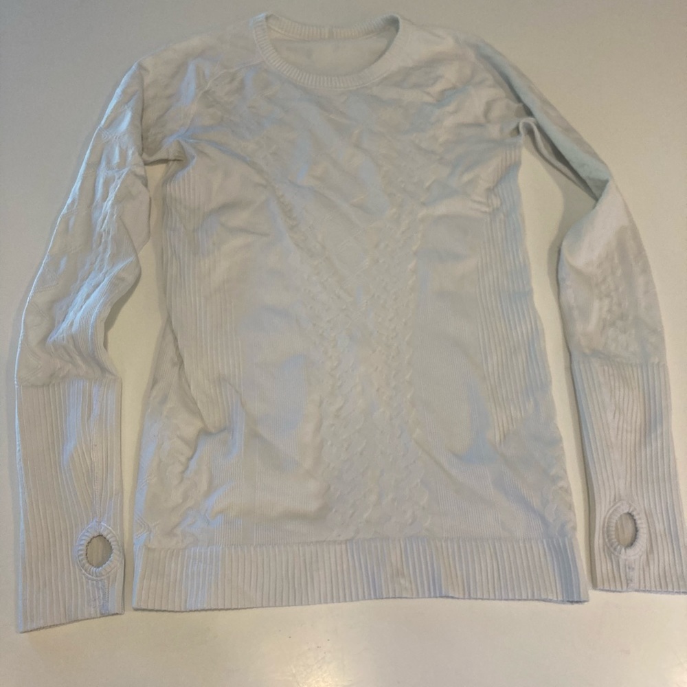 Lululemon white long sleeve